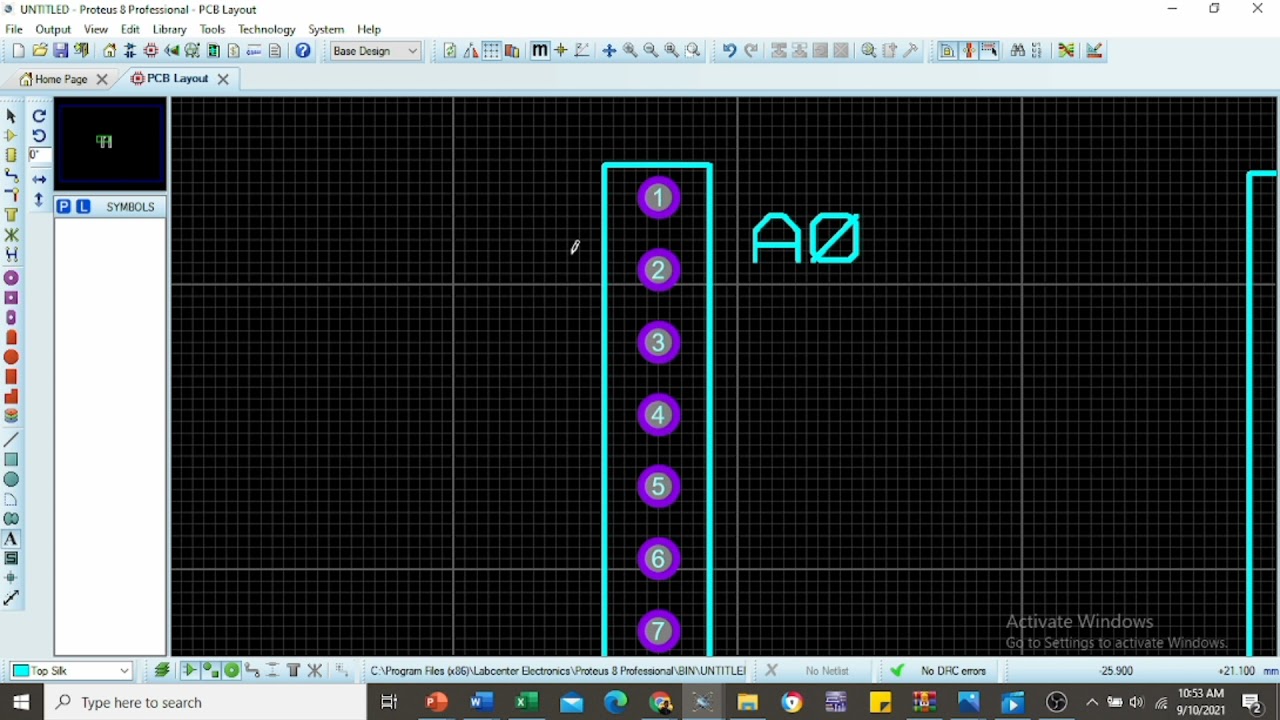 NODEMCU PACKAGE DESIGN USING PROTEUS