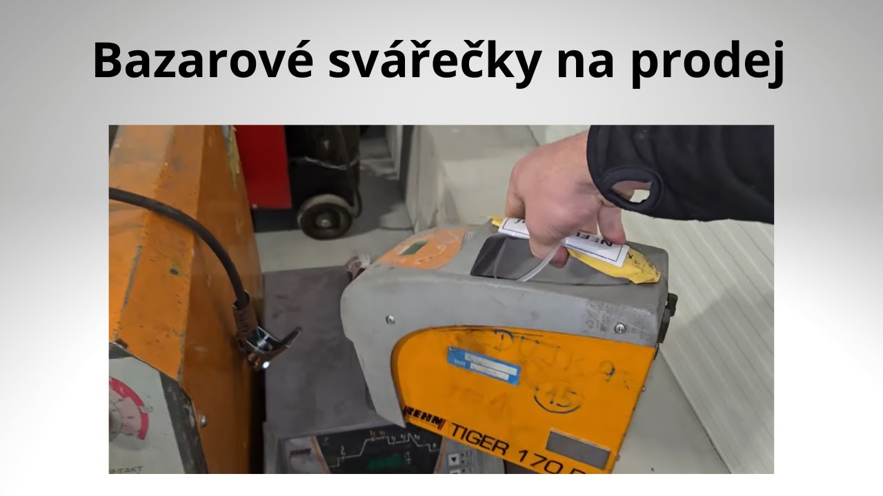 BM Stroje bazarové svářečky a jak nastavit ALF 400