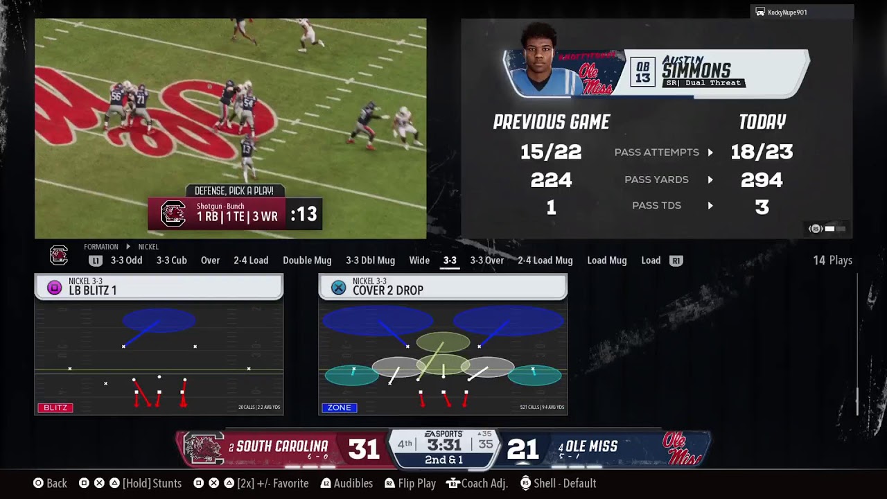 S3 South Carolina week 7