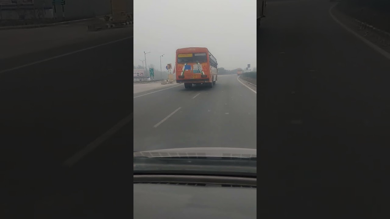 Highway drive in India Unedited Video