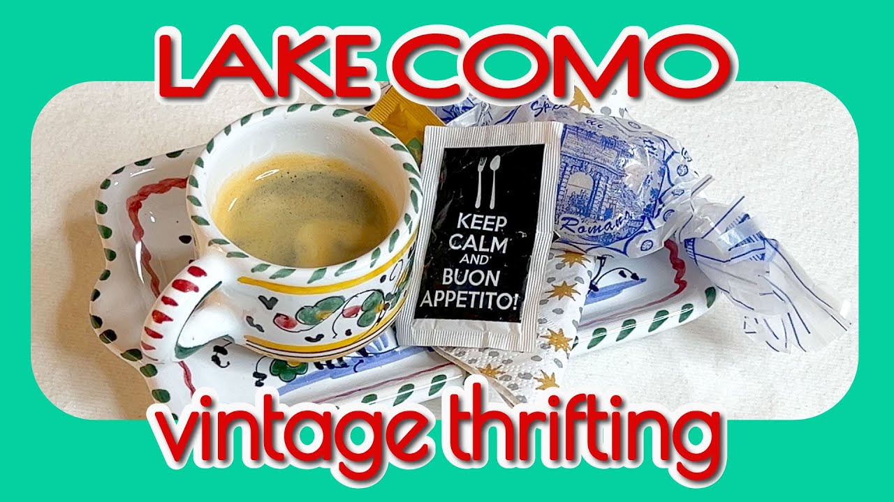 Amazing Thrifting in Lake Como! + thrift haul