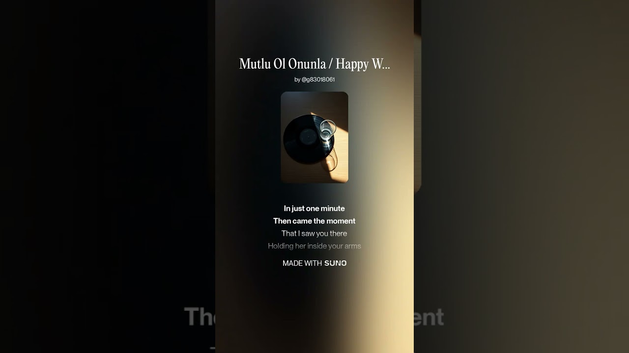 Mutlu Ol Onunla / Happy With Her / (TR. EN) __ Songs