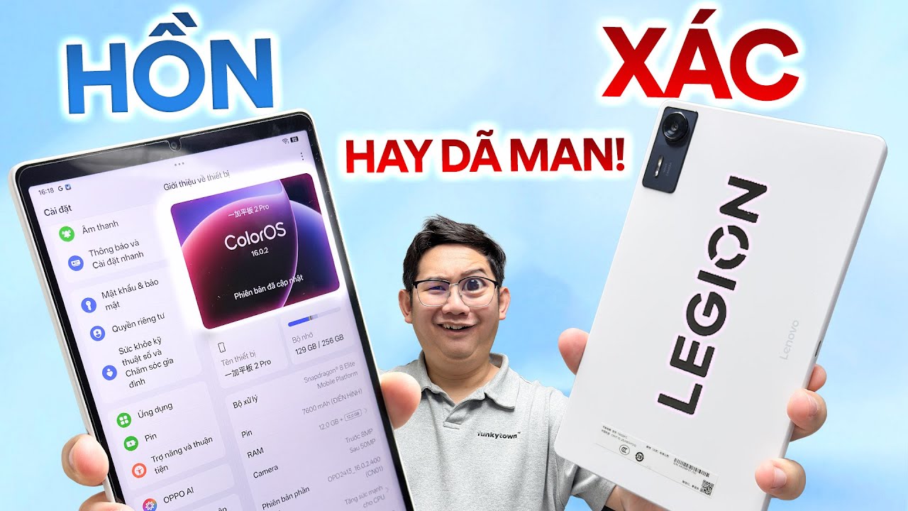 Xác Lenovo Y700 Gen 4, Hồn ColorOS 16: Vậy mà dùng mượt, game cũng ngon!