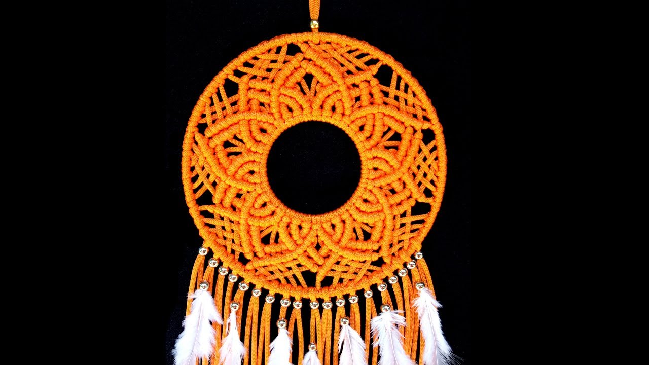 How to Make Macrame Wall Hanging - DIY Macrame Dream Catcher