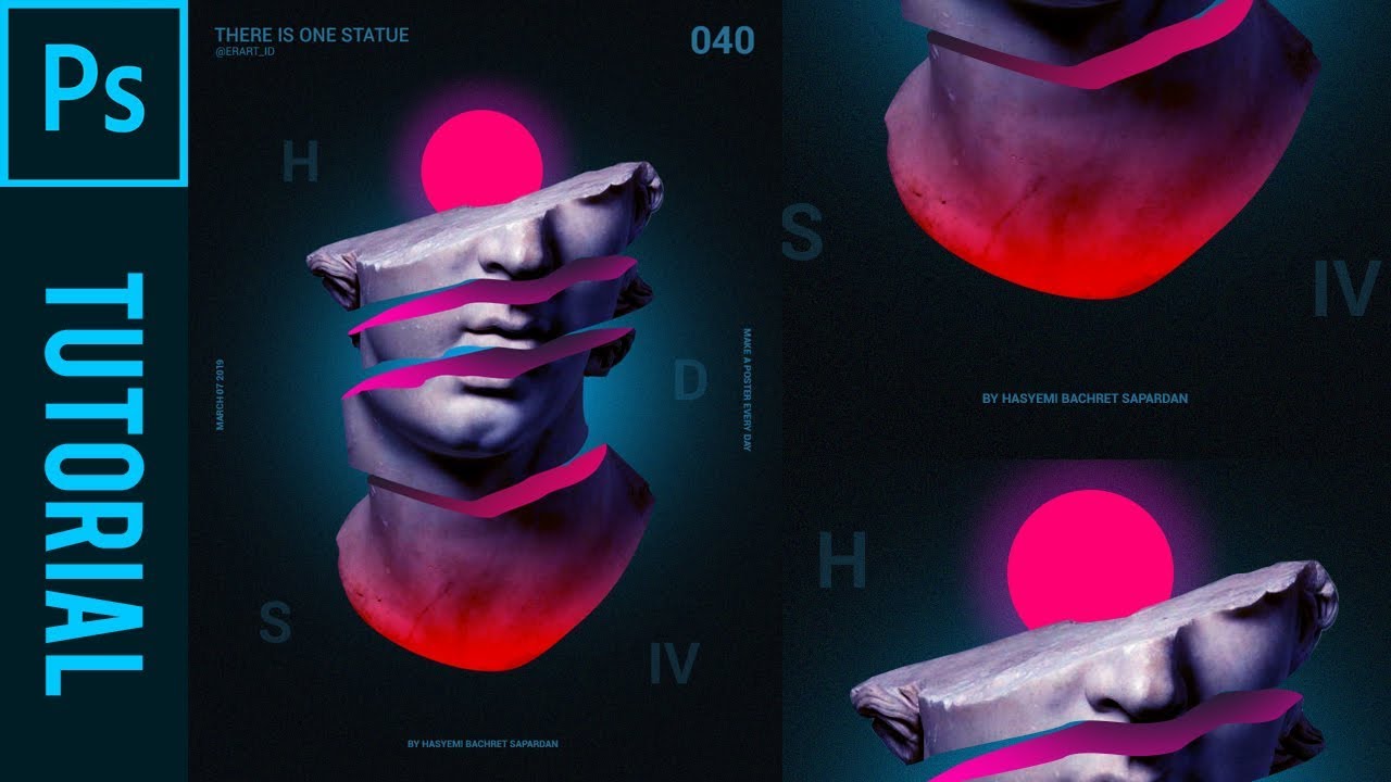 There is One Statue ala Magdiel Lopez - Tutorial Photoshop CC 2019