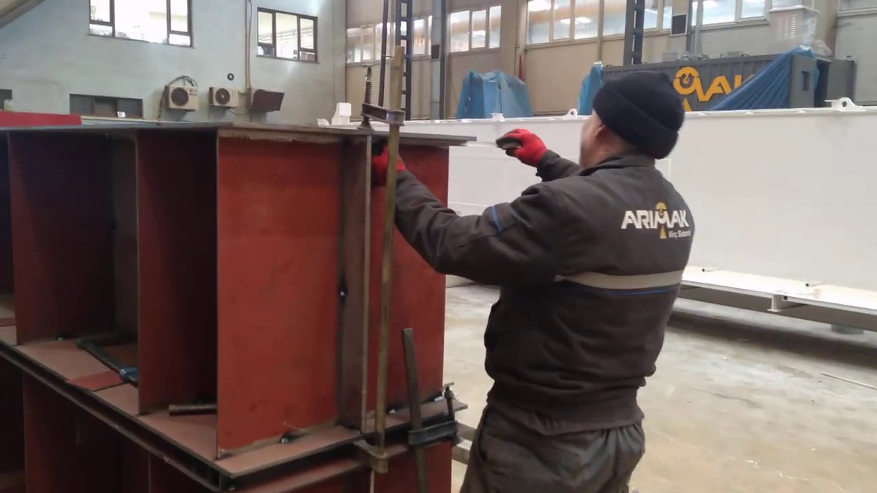 40/5 Ton Köprü Yürüme Yolu Tasarım & Kaynaklı İmalat Barış BABUR