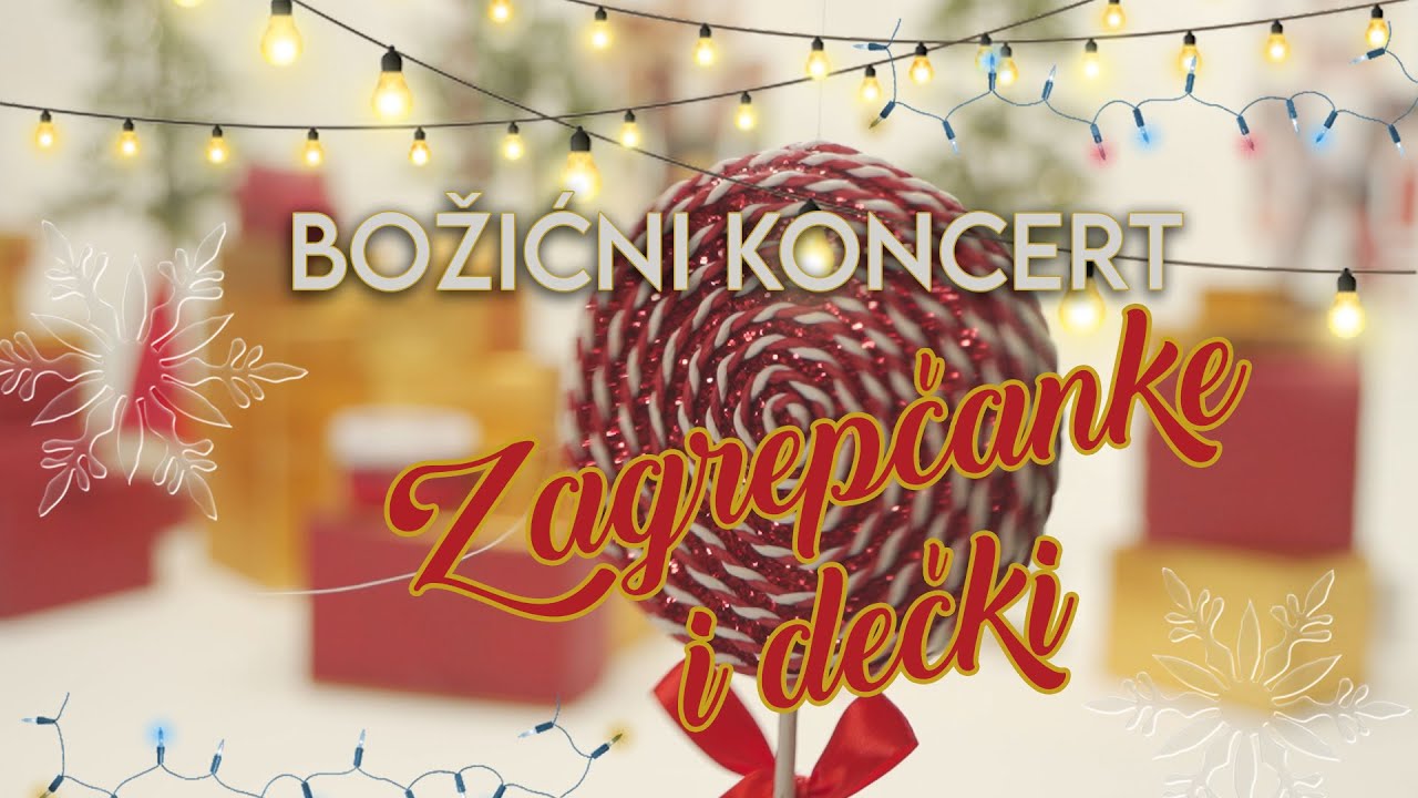 BOŽIĆNI KONCERT Mali Anđeli - Zagrepčanke i dečki