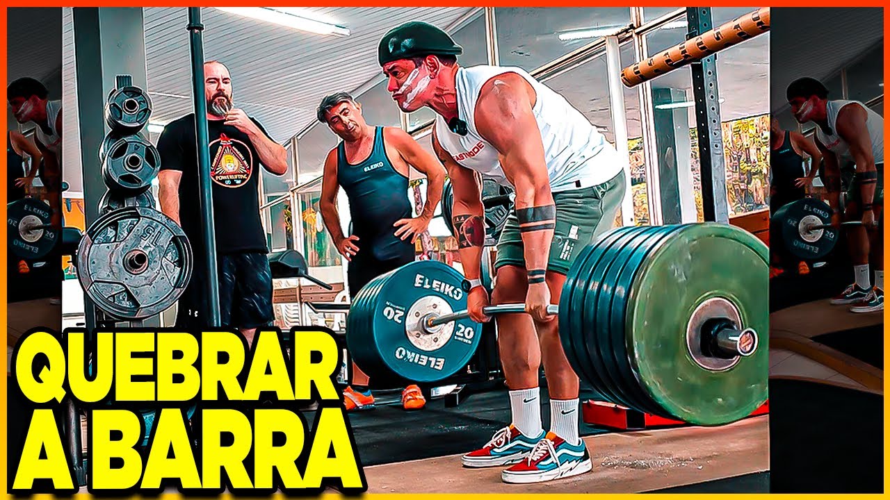 TREINADOR ENSINOU A QUEBRAR A BARRA