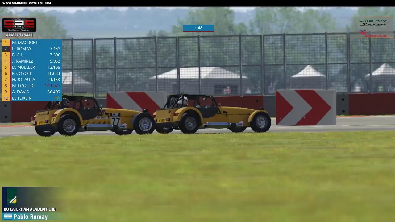 SRS Live Now! CaterhamAcademy @ SilverstoneNational 23:00GMT 2019-04-21