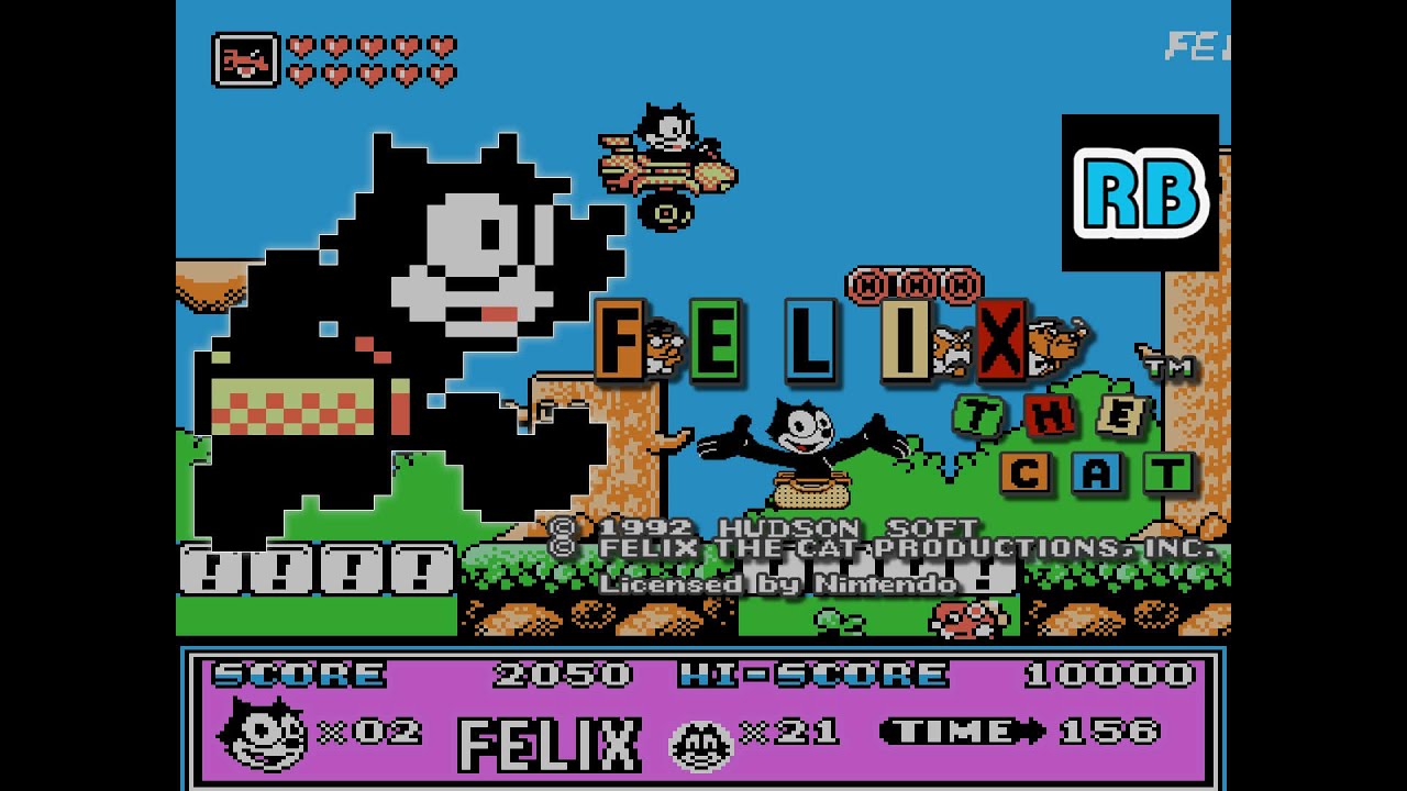 1992 [60fps] NES Felix the Cat ALL