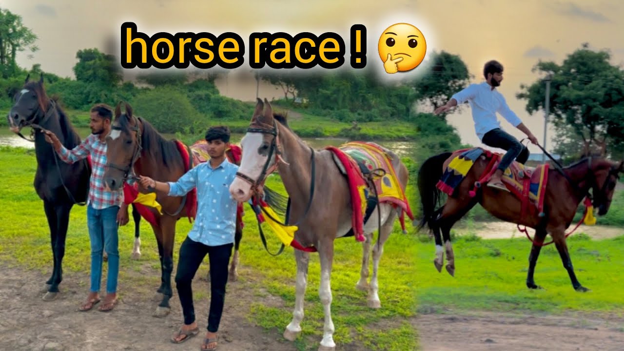 Aaj hamare tino GHODO ki hamne race lagadi 😂