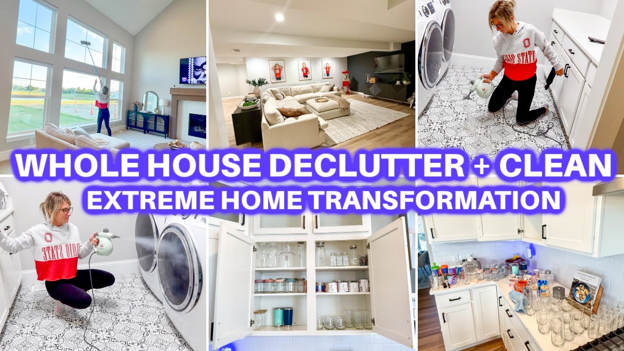 EXTREME HOME TRANSFORMATION: Declutter, Organize + Clean with Me JAMIE'S JOURNEY HOME ORGANIZATION