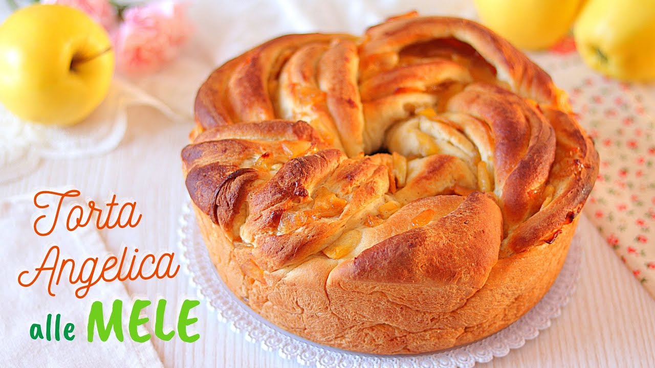 TORTA ANGELICA SOFFICE ALLE MELE 🍎 PAN BRIOCHE SOFFICISSIMO - easy apple brioche bread