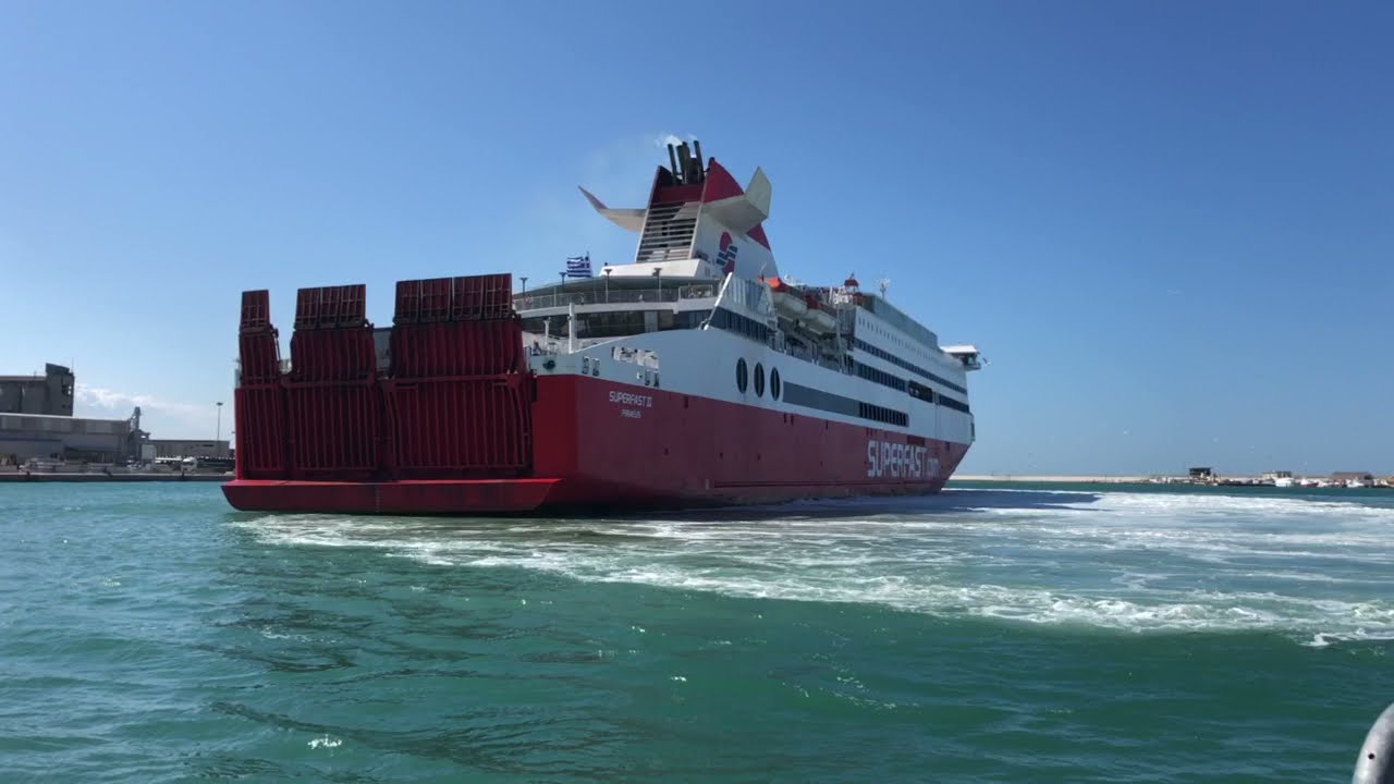 Ferry from Patras (SUPERFAST.com) Arrives to Ancona