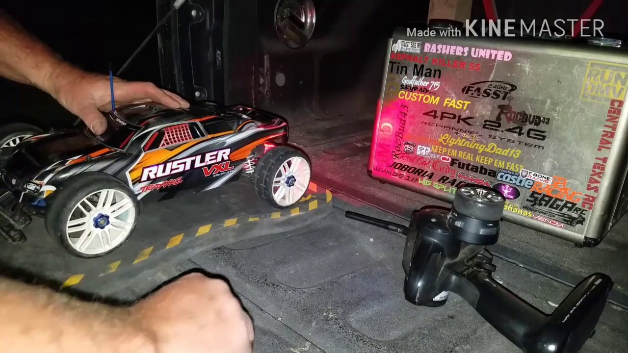 Traxxas Rustler Brushed Titan 12t  50.6 Mph on 2s