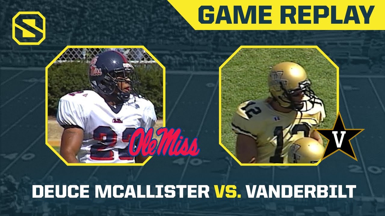 Deuce McAllister Slices Vandy's Defense | 2000 - Ole Miss vs. Vanderbilt