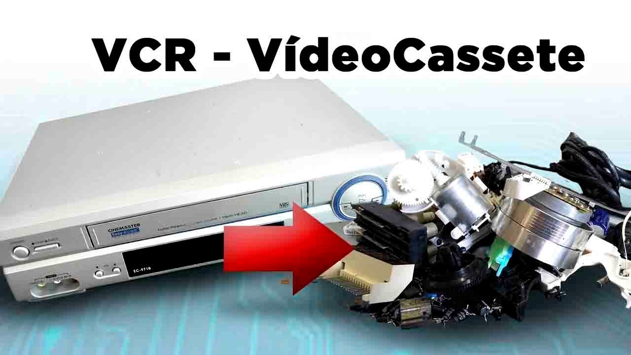 Desmontando um vídeo Cassete Antigo para reaproveitamento de componentes eletrônicos