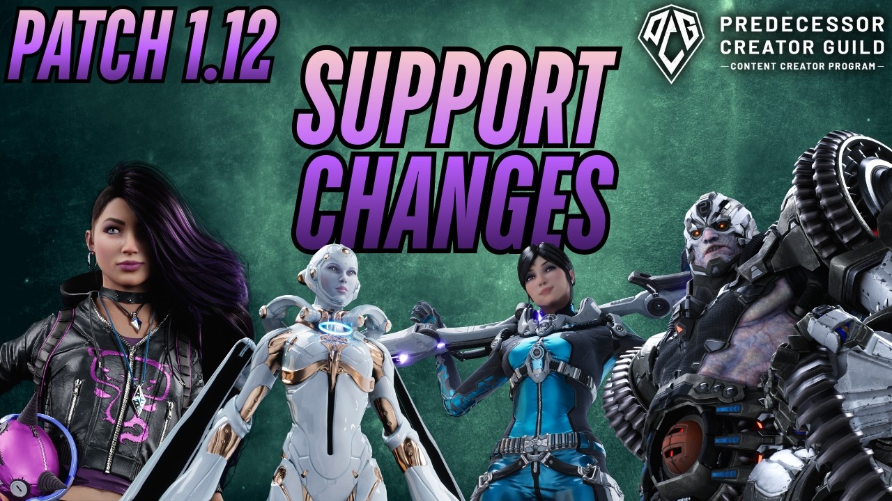 ALL SUPPORT HERO CHANGES! | Predecessor Patch 1.12! Everything You Need to Know!