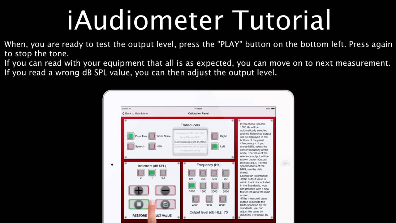iA Video Tutorial - Calibration Panel