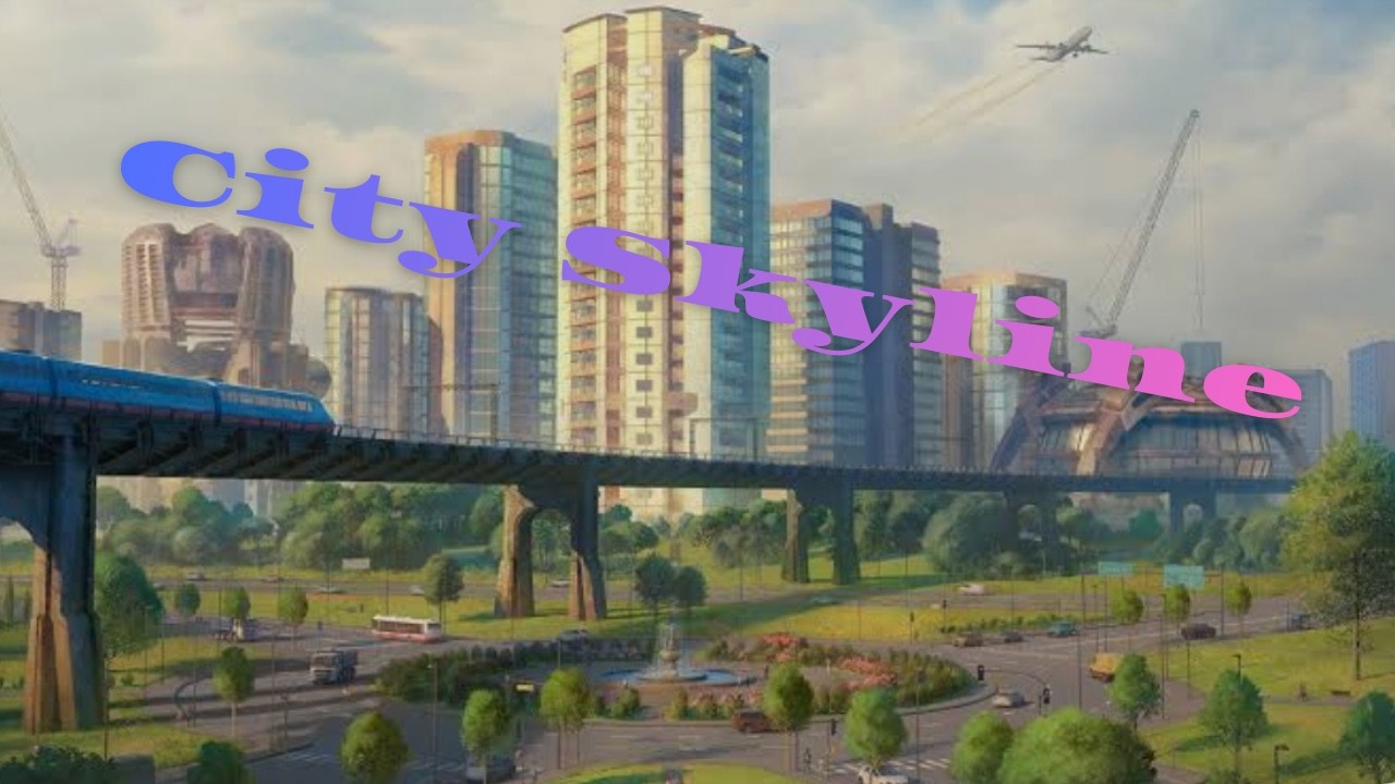 Une mega ville sur une île / city Skyline