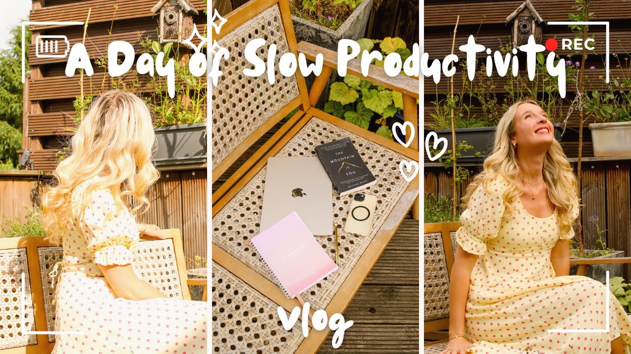 A Day of Slow Productivity (Vlog)