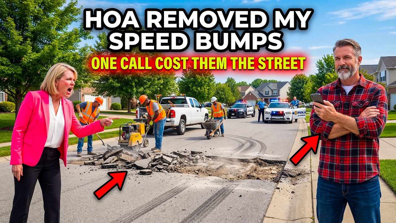 HOA Tore Out My Speed Bumps — One Call From Me Cost Them the Entire Street