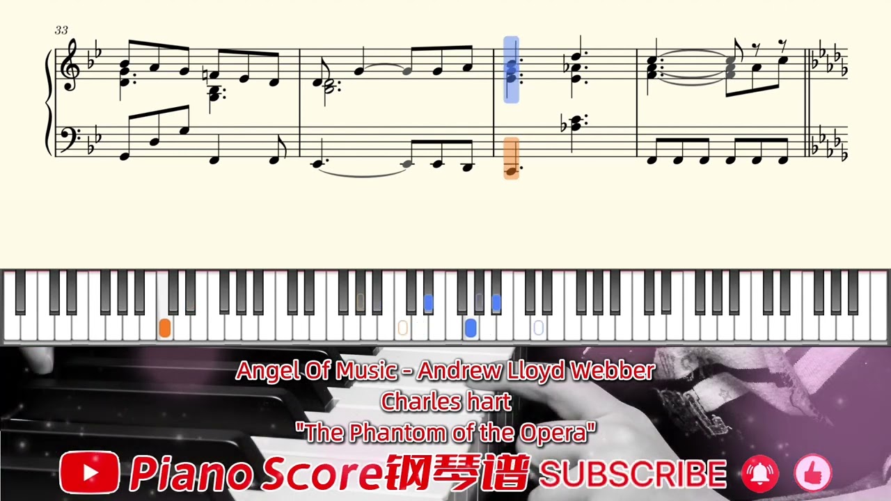 Angel Of Music - Andrew Lloyd Webber🎹Charles hart🎹