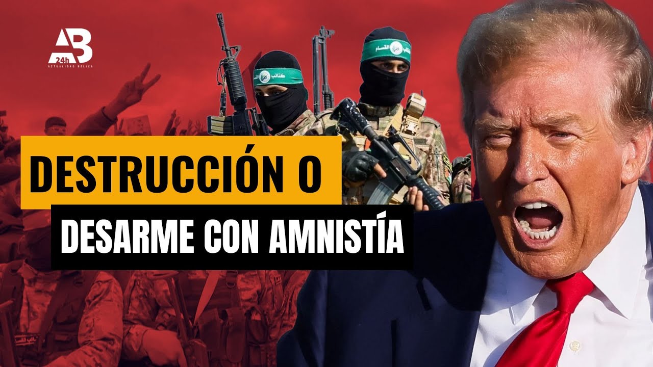 Donald Trump: Hamas será destruido o entregará las armas para obtener amnistía
