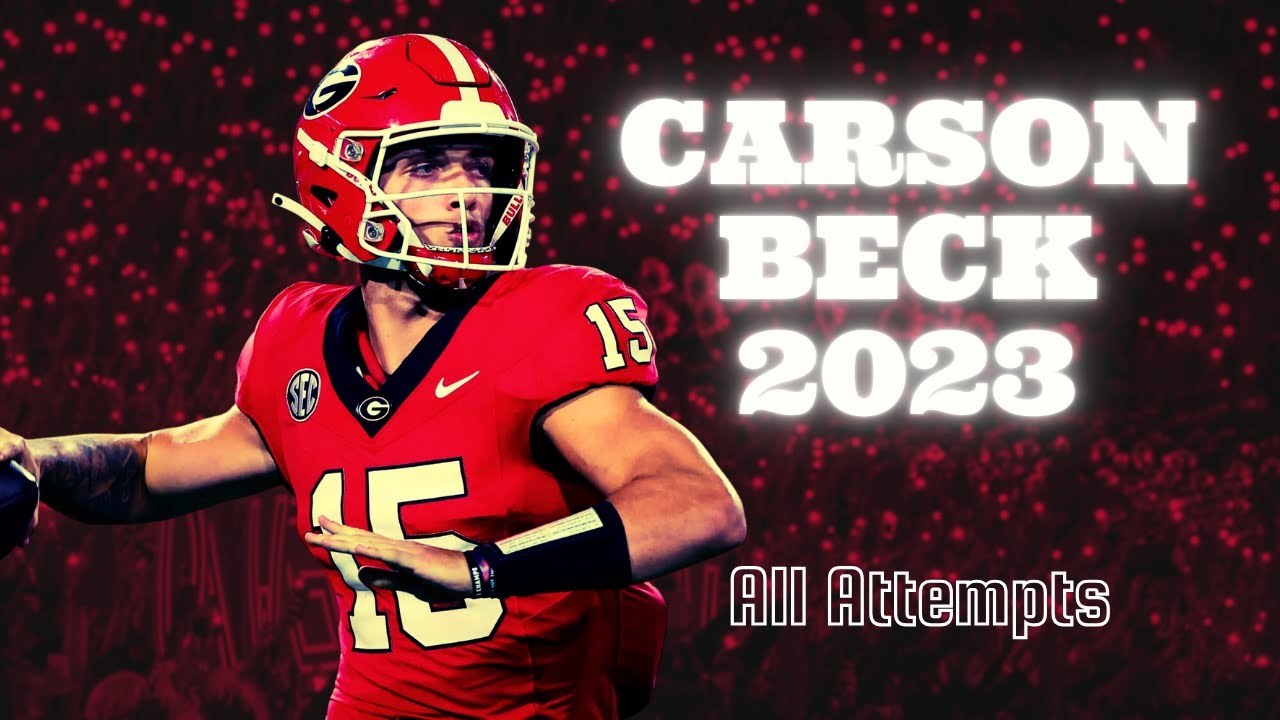 Carson Beck 2023 Film - All Attempts