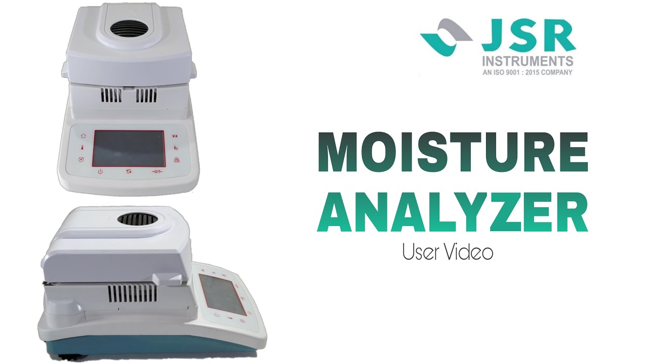 JSR - Moisture Analyzer || How to use moisture analyzer