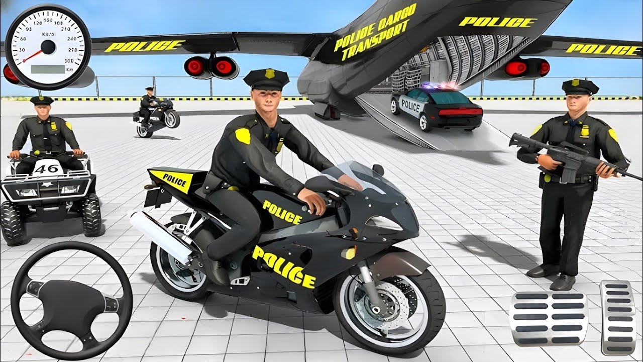 Police Car Chase Simulator 3D Game - Real Cop Cars Driving Simulator 2025 - Android Gameplay