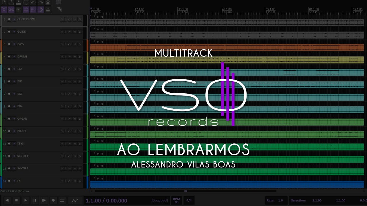 MULTITRACK - Ao Lembrarmos - Alessandro Vilas Boas