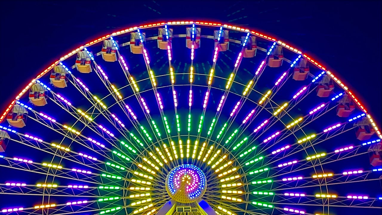 Giant wheel with 40 years on the wildwood Boardwalk 