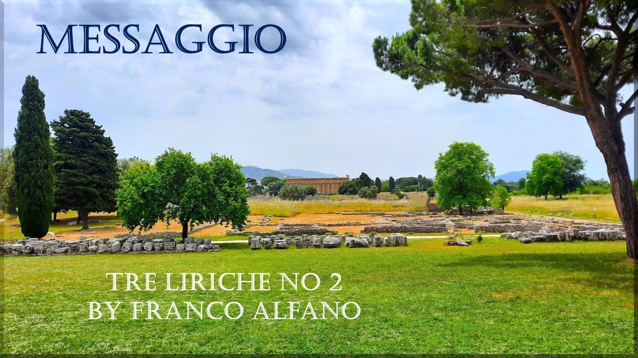 MESSAGGIO by Franco ALFANO / POSTCARDS FROM ITALY by Helena Kean, mezzo