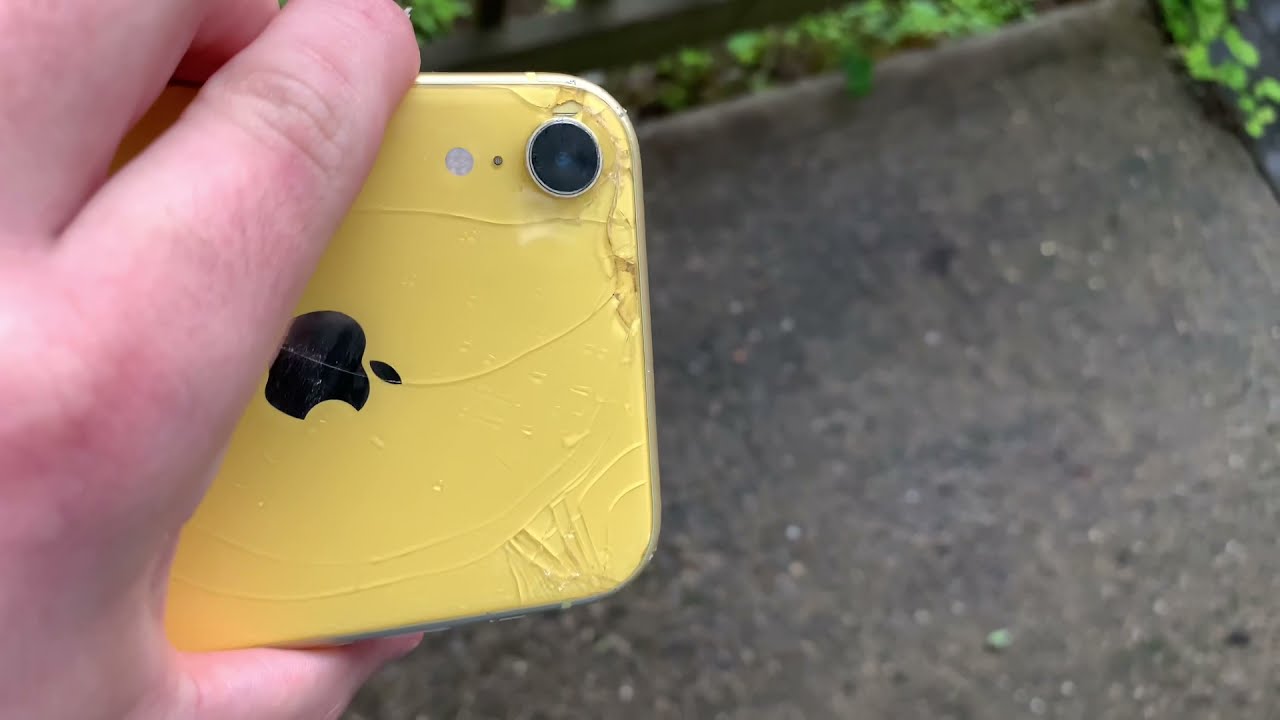 IPHONE XR DROP TEST !!!