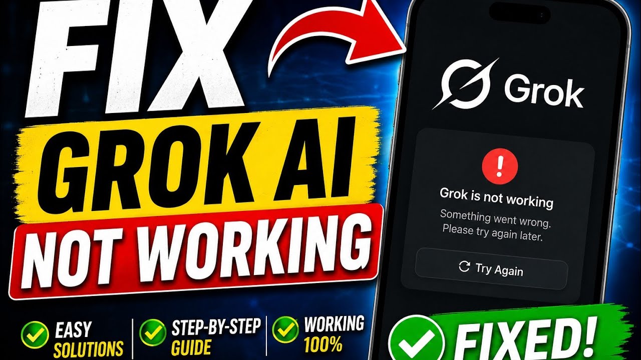 Why Grok Ai Is Not Working (Fix)