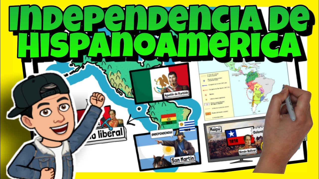 👊 La INDEPENDENCIA de HISPANOAM&Eacute;RICA | RESUMEN
