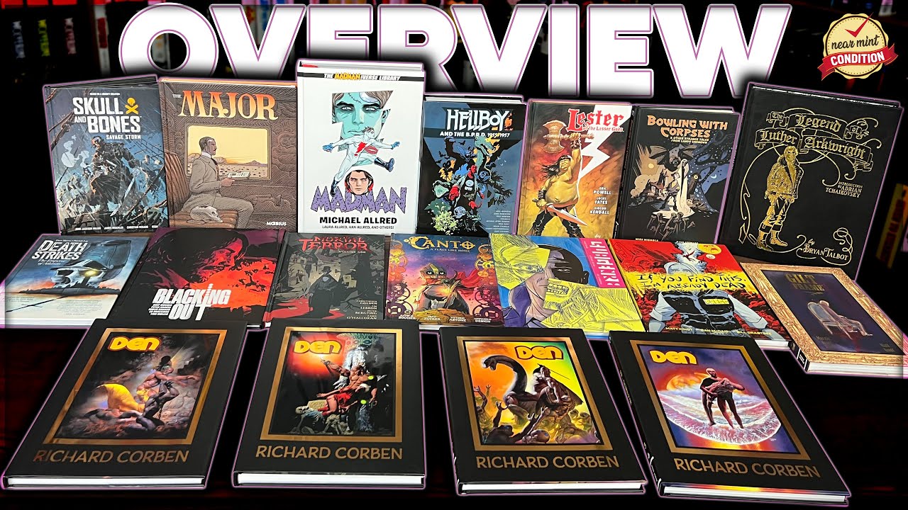 New Dark Horse Books | Moebius Library The Major | Hellboy and the B.P.R.D.1955-1957 | DEN Vols. 2-5