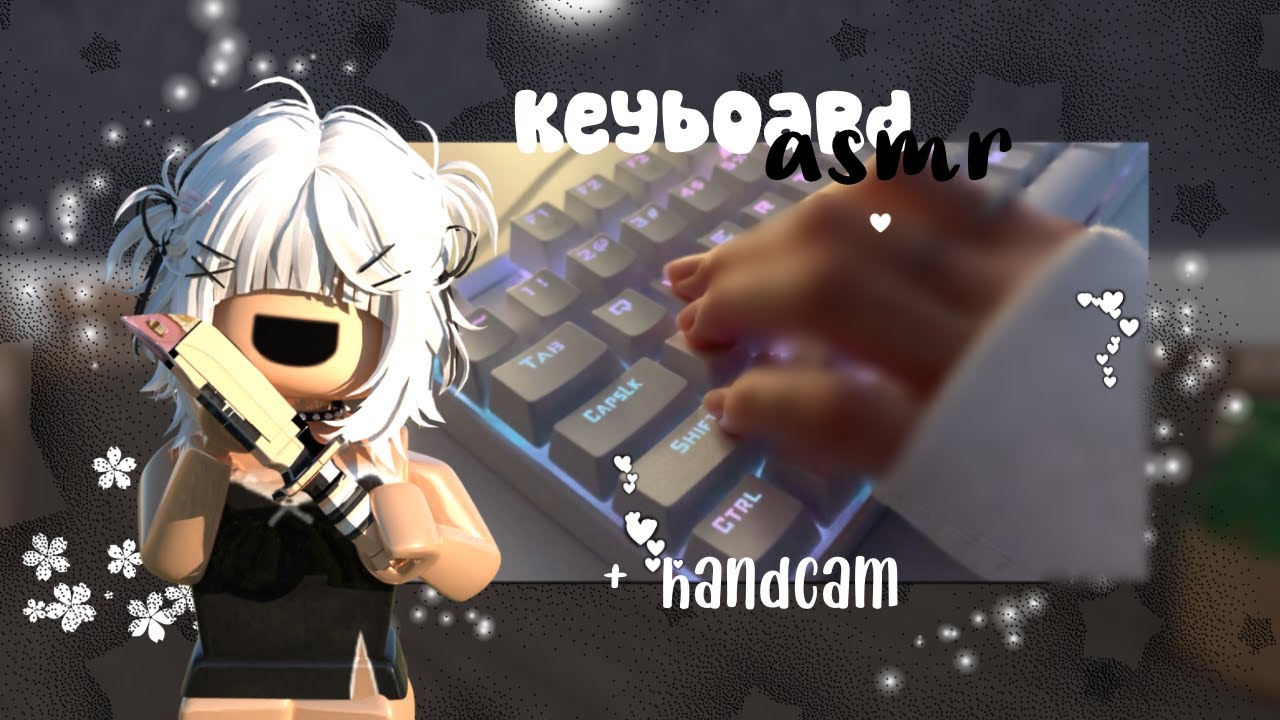 [MM2] but its KEYBOARD ASMR + HANDCAM!