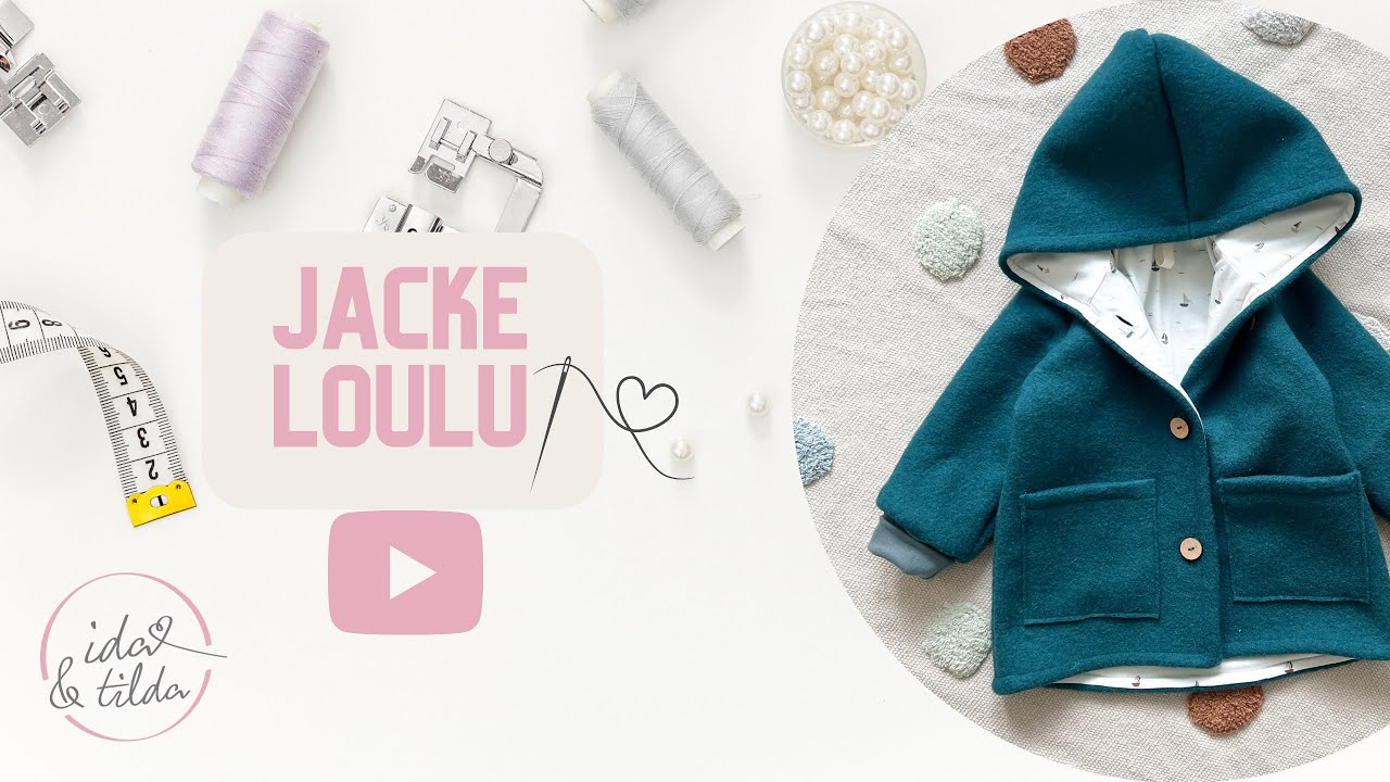 Jacke Loulu mit Knopfleiste oder Reißverschluss nähen 🪡