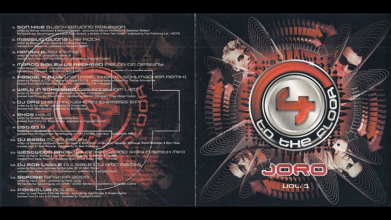 4 to the Floor Vol. 1 - Joro [XXX109, 2000]