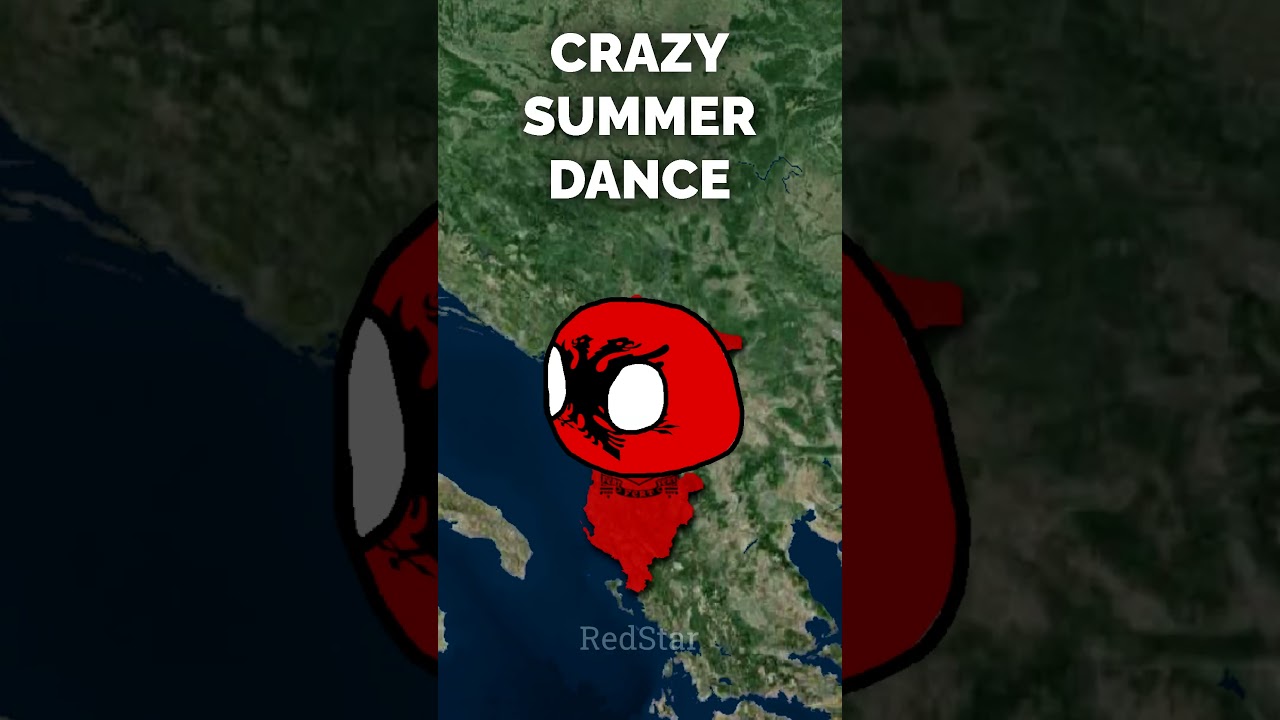 Crazy Summer Dance #map #summer #history #europe #mapping #countryballs
