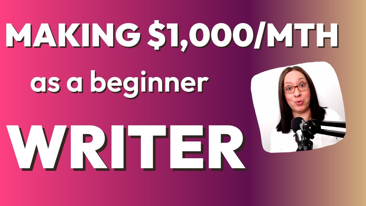 Making $1,000/month as a beginner writer | use your writing to make money