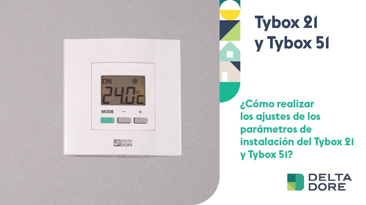¿Cómo realizar los ajustes de los parámetros de instalación del Tybox 21 y Tybox 51?