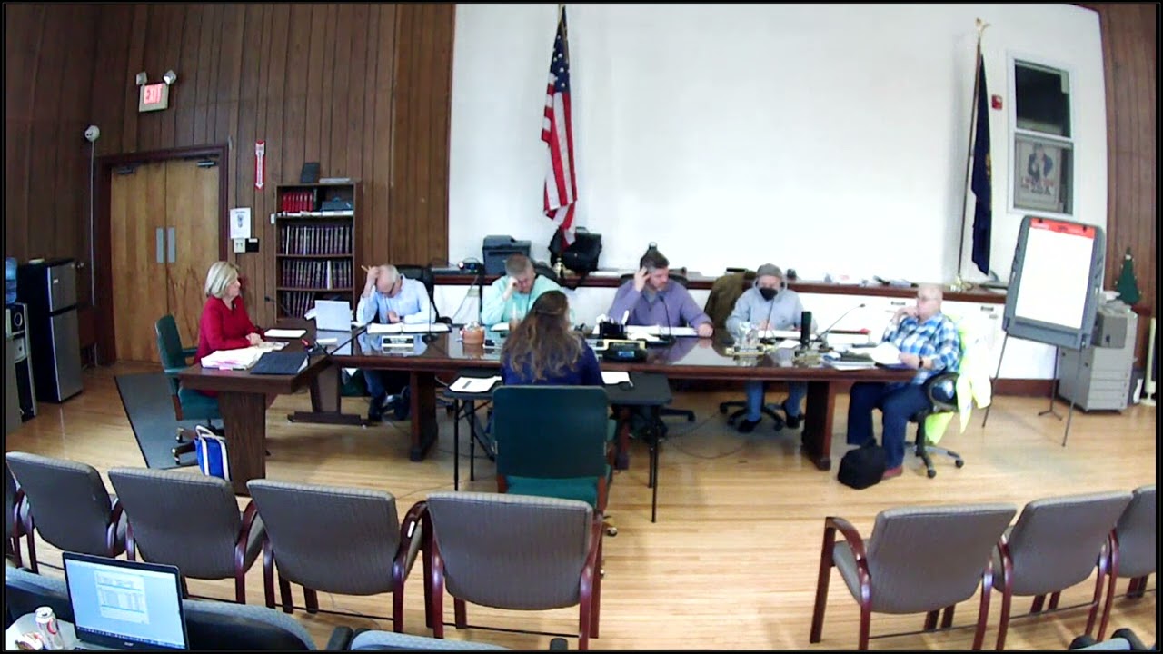 Town of Tilton Meeting Video