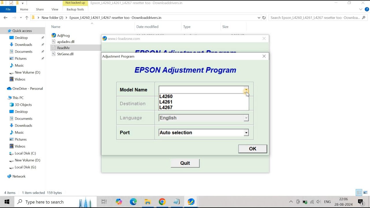 Download Epson L4260, L4261, L4267 Resetter Tool | Easy Printer Reset Guide