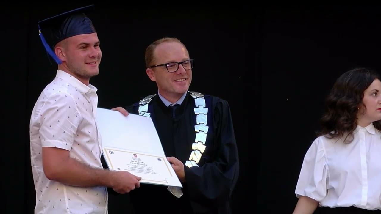 Svečana dodjela diploma prvostupnicima Pomorskog fakulteta u Rijeci, 29. lipnja 2021.