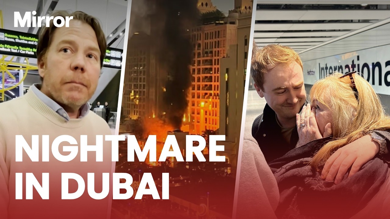 'Everything started SHAKING!' | British tourists recall moment MISSILES hit their Dubai hotel