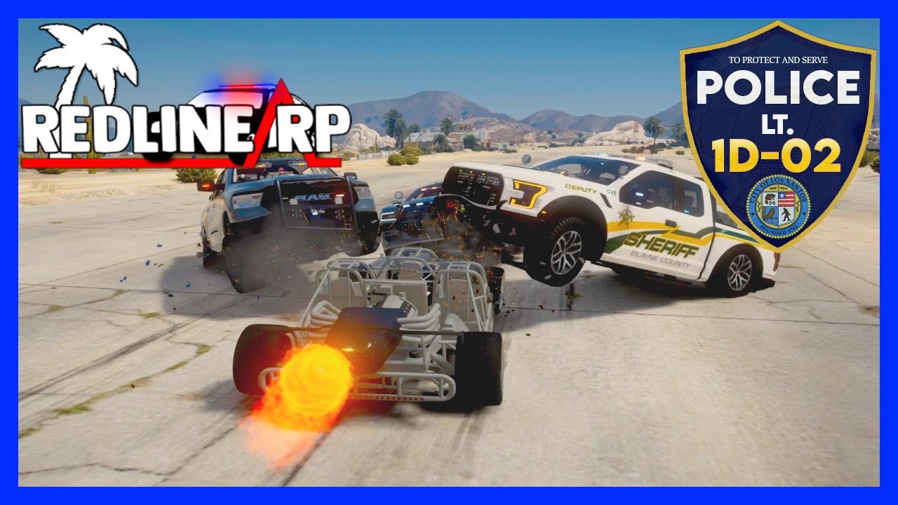 GTA 5 Roleplay - RedlineRP - Crazy Jet Powered Flip Car ' Trolling Cops!! ! #45