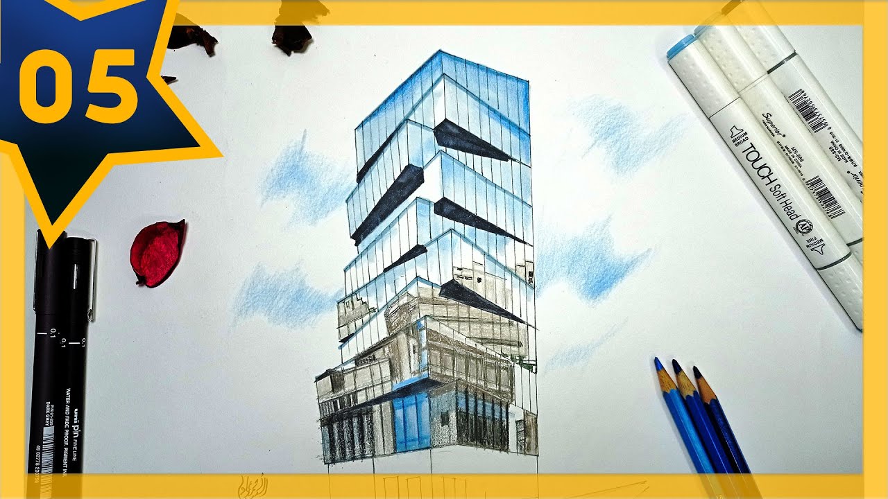 إزاى أعمل إظهار لوجهات المبانى الإدارية ؟؟ #إسكتش_عالسحور الموسم الثانى (حلقة 5)